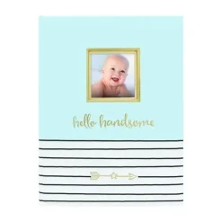 Pearhead Baby 1st Year Memory Book Hello Handsome - Blue - cutbabycare.com | baby boutique & care hub* New