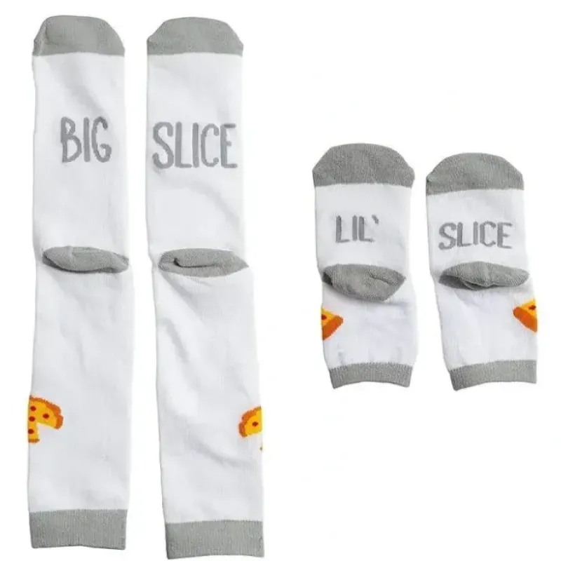 Pearhead Daddy & Me Matching Pizza Sock Set - cutbabycare.com | baby boutique & care hub* Clearance