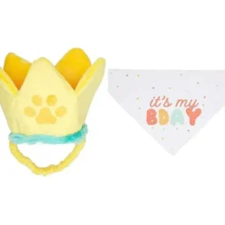 Pearhead Dog - Happy Barkday M/L Bandana Hat Set - cutbabycare.com | baby boutique & care hub* Cheap