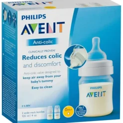 Philips Avent Anti-colic Baby Bottles 2 Pack 125mL - cutbabycare.com | baby boutique & care hub* Best Sale