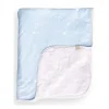 Piccolo Bambino - Jersey Stroller Blanket With Sherpa Reverse Blue - cutbabycare.com | baby boutique & care hub* Clearance