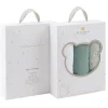 Piccolo Bambino - 3Pk Muslin Swaddles In Gift Box Green - cutbabycare.com | baby boutique & care hub* Cheap