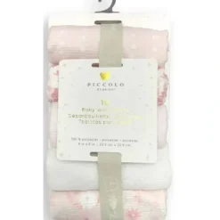 Piccolo Bambino - 10Pk Washcloth Set Pink - cutbabycare.com | baby boutique & care hub* Outlet