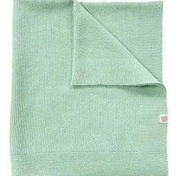 Piccolo Bambino - Sweater Knit Blanket On Wooden Hanger Green - cutbabycare.com | baby boutique & care hub* Clearance