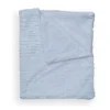 Piccolo Bambino - Textured Faux Fur Stroller Blanket On Wooden Hanger Blue - cutbabycare.com | baby boutique & care hub* Shop