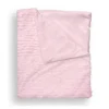 Piccolo Bambino - Textured Faux Fur Stroller Blanket On Wooden Hanger Pink - cutbabycare.com | baby boutique & care hub* Outlet