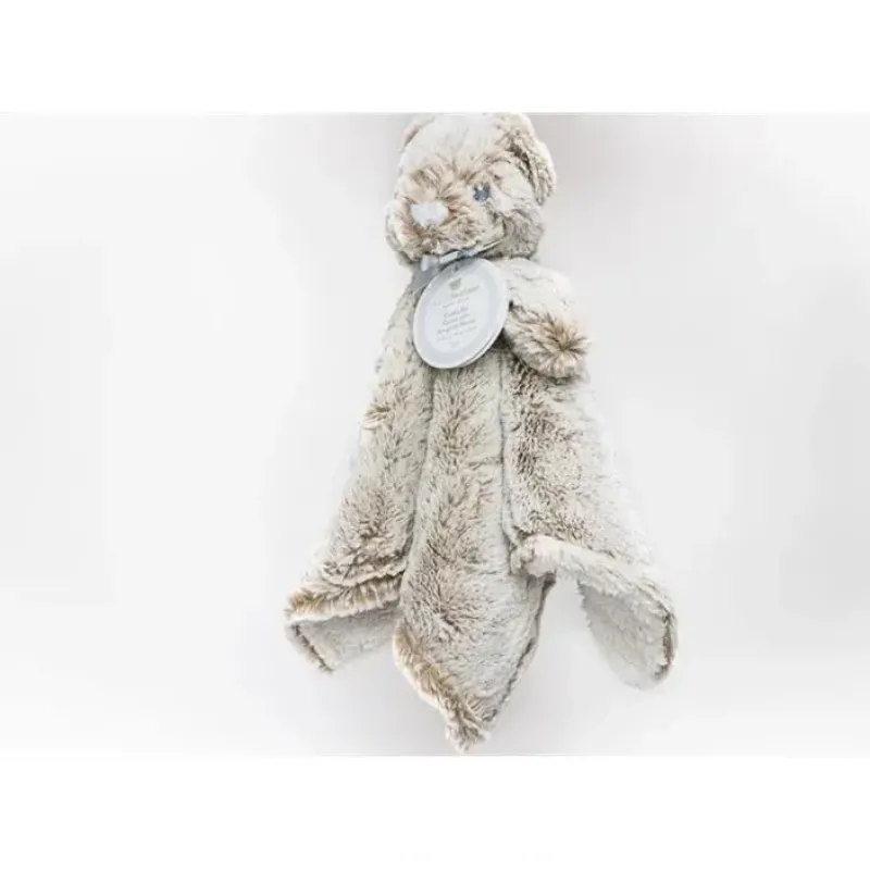 Piccolo Bambino Cuddle Pal Bear Plush,Beige/Blue - cutbabycare.com | baby boutique & care hub* New