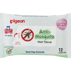 PIGEON Anti-Mosquito Wipes 12 Pack - cutbabycare.com | baby boutique & care hub* Shop