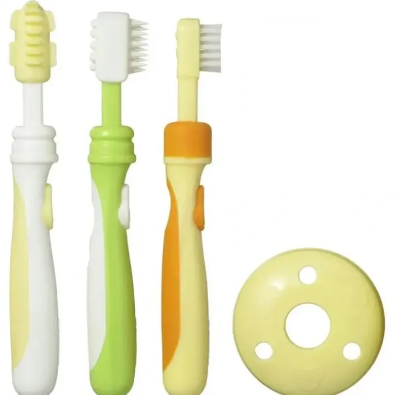 PIGEON Baby Training Toothbrush Brush Teeth Dental Oral Care Baby/Infant/Kid Set - cutbabycare.com | baby boutique & care hub* Flash Sale