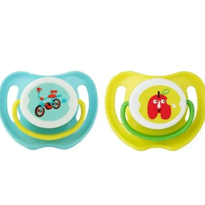 PIGEON Calming Baby Dummy Soother/Pacifier Twin Pack Blue/Green Small 0+ Months - cutbabycare.com | baby boutique & care hub* Online