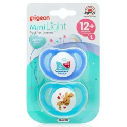 PIGEON MiniLight Pacifier Twin Pack Large - cutbabycare.com | baby boutique & care hub* Clearance