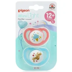PIGEON Minilight Pacifier Twin Pack L - cutbabycare.com | baby boutique & care hub* Online
