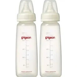 PIGEON 240ml Flexible Slim Neck PP 4m+ Bottles Baby Feeding Bottle Twin Pack - cutbabycare.com | baby boutique & care hub* Store