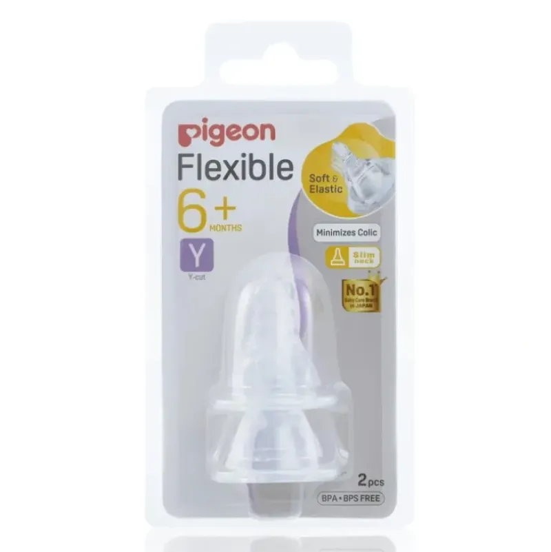 Shop All|PIGEON Peristaltic Slim Neck Teat Y-Cut 2 Pack - cutbabycare.com | baby boutique & care hub