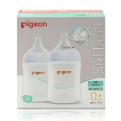 PIGEON Softouch Bottle PP Twin Pack 160ml - cutbabycare.com | baby boutique & care hub* Discount