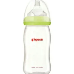 PIGEON Softouch Glass Peristaltic Plus Feeding Bottle 160ml w/ SS Teat Baby 0m+ - cutbabycare.com | baby boutique & care hub* Shop
