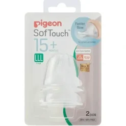 Nursing Feeding|PIGEON Softouch Peristaltic Plus Teat LLL 2 Pack - cutbabycare.com | baby boutique & care hub