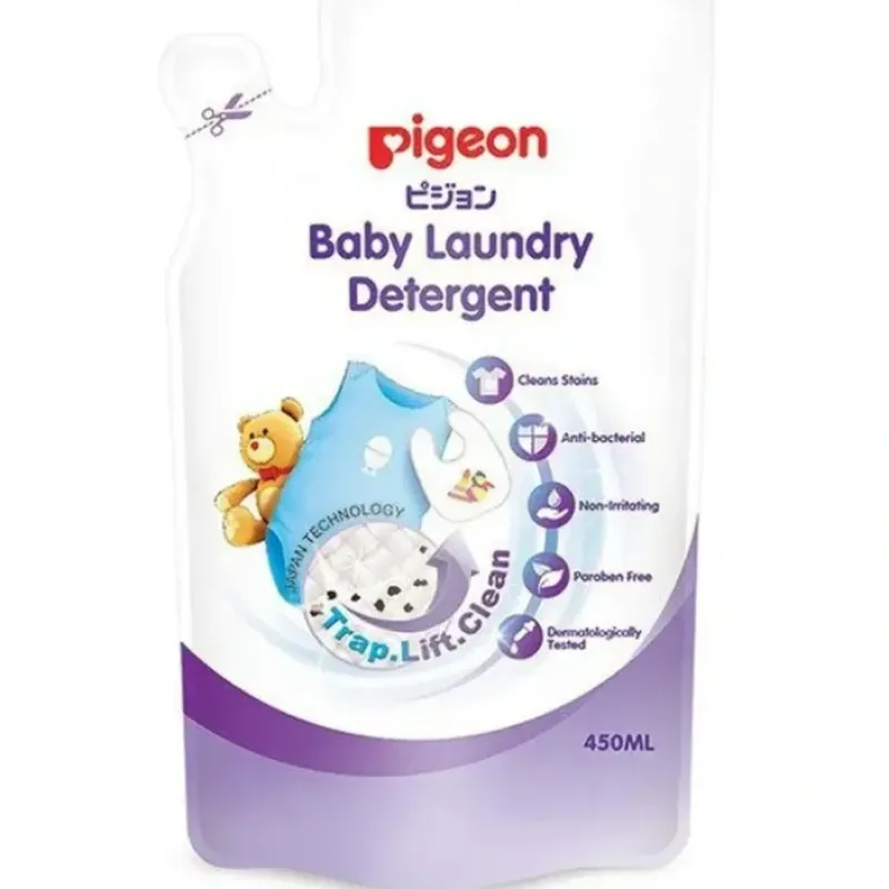 PIGEON Ultra Clean Laundry Detergent Liquid Refill 450ml - cutbabycare.com | baby boutique & care hub* Shop