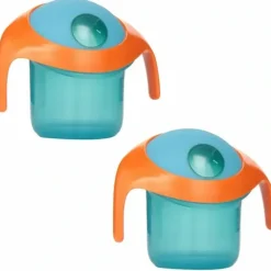 Shop All|2PK Boon Nosh Baby/Toddler/Kids Feeding Snack Container Food Cup 9m+ w/ Lid Blue - cutbabycare.com | baby boutique & care hub
