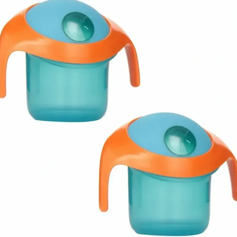 Shop All|2PK Boon Nosh Baby/Toddler/Kids Feeding Snack Container Food Cup 9m+ w/ Lid Blue - cutbabycare.com | baby boutique & care hub