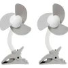 Stroller|2PK dreambaby Ezy-Fit Clip-On Outdoor Cooling Fan For Baby Stroller/Pram GRY/WHT - cutbabycare.com | baby boutique & care hub