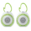 Car Seats|2PK Homedics MyBaby SoundSpa/Music On The Go Speaker for Stroller/Pram White/GRN - cutbabycare.com | baby boutique & care hub