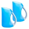 Bath Potty|2PK Munchkin Lightweight Bath Jug Shampoo Washing Contoured Rim Rinser Blue 6M+ - cutbabycare.com | baby boutique & care hub