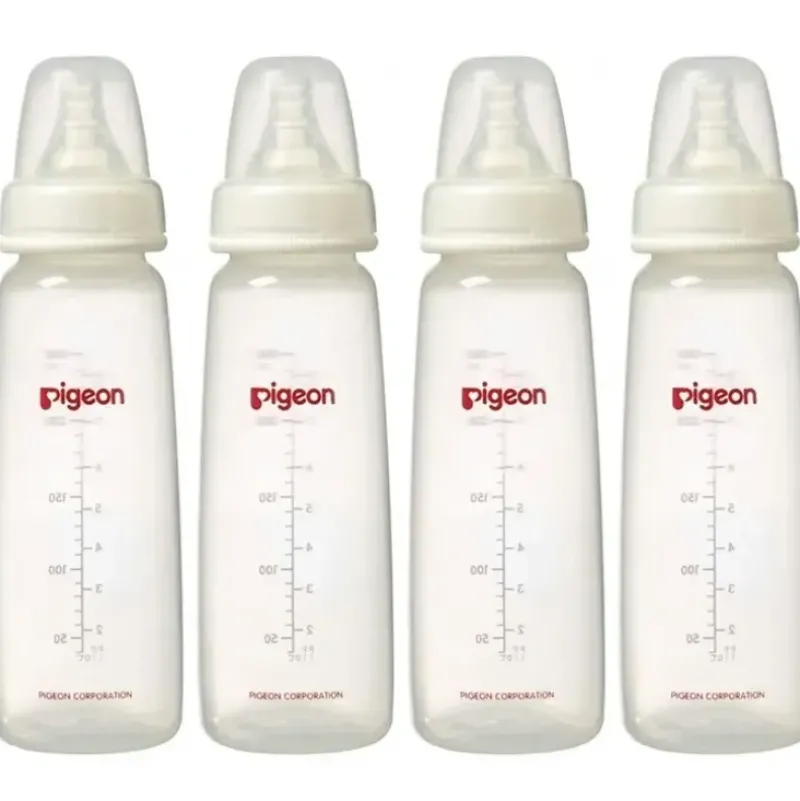 Shop All|4PK PIGEON 240ml Flexible Slim Neck PP Bottles Baby Feeding Bottle Twin Pack - cutbabycare.com | baby boutique & care hub