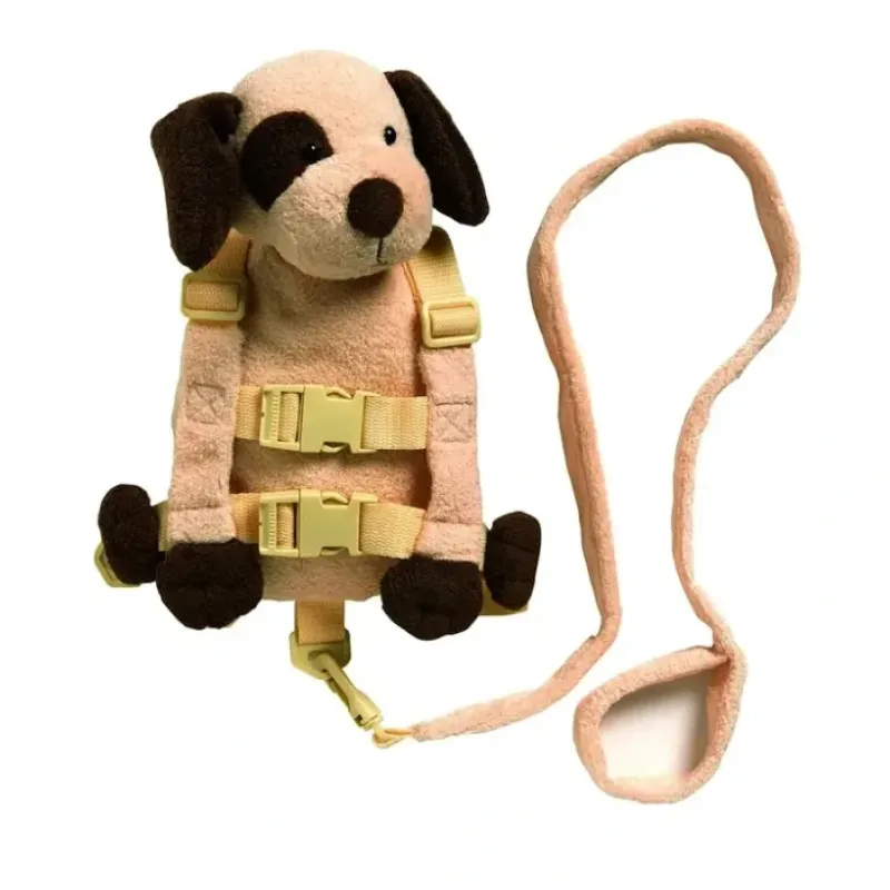 Playette 2-in-1 Travel Harness Buddy/Adjustable Strap Baby/Kids 18m-4y Tan Puppy - cutbabycare.com | baby boutique & care hub* Store