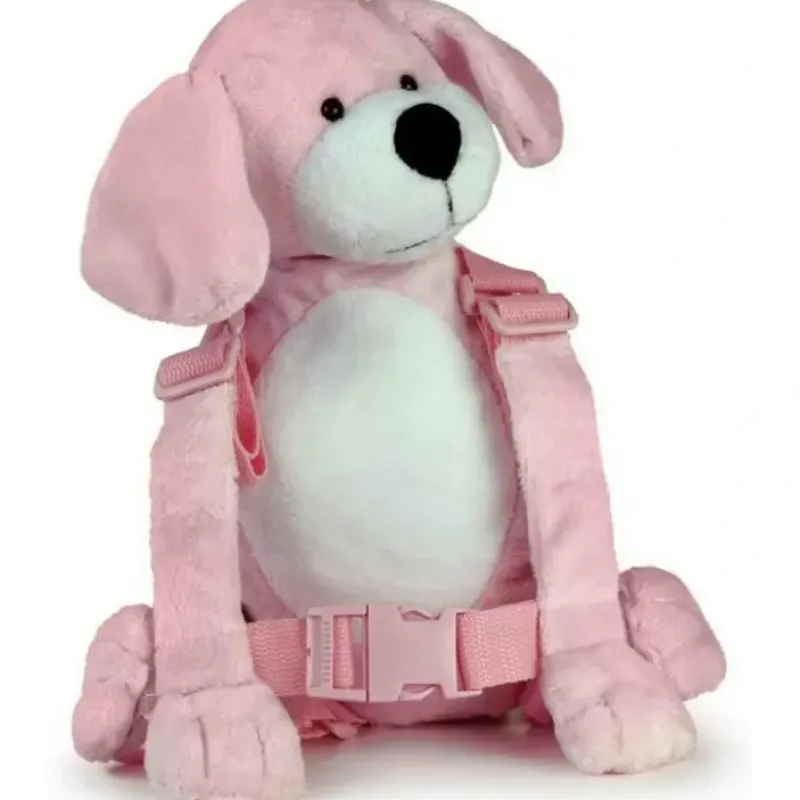 Playette 2in1 Travel Harness Buddy/Adjustable Strap Baby/Kids 18m-4y Pink Puppy - cutbabycare.com | baby boutique & care hub* Shop
