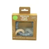 Playette Silicone And Wood Baby/Infant Heart Teether/Chew Play Toy Grey 4m+ - cutbabycare.com | baby boutique & care hub* Online