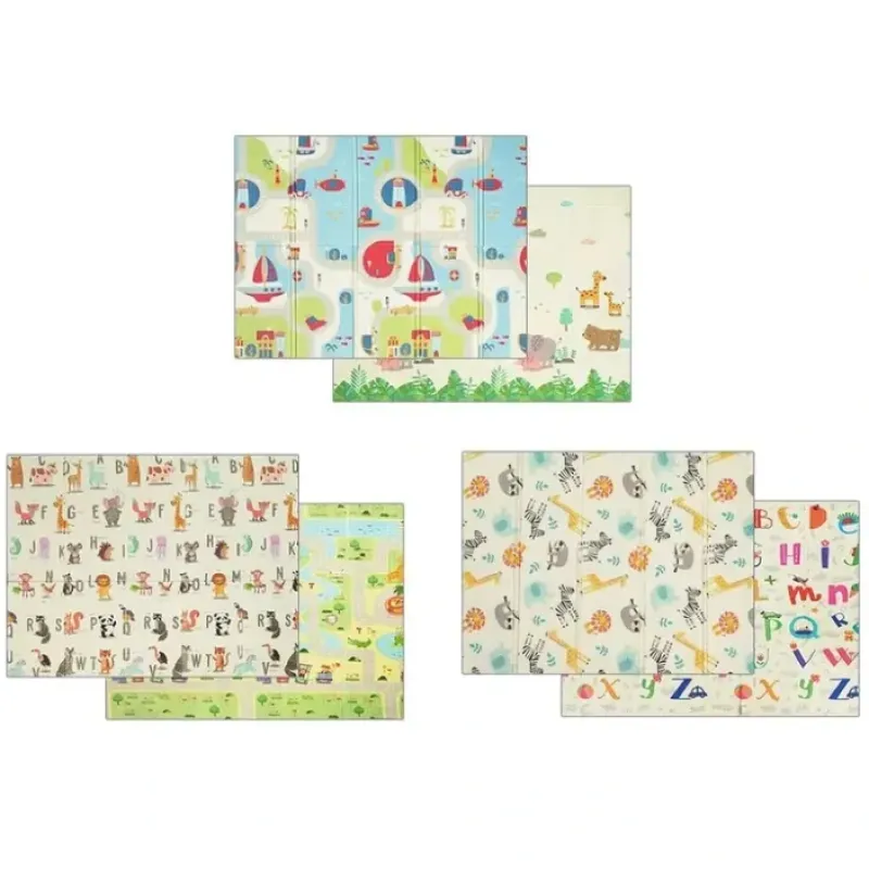 Playpals Kids Play Mat Baby Crawling Double Folding XPE Foam Pad Non-slip Carpet - cutbabycare.com | baby boutique & care hub* Sale