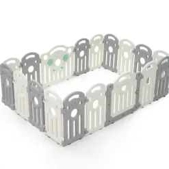 Playpals Kids Playpen Baby Safety Gate Toddler Fence Child Play Game 18 Panels - cutbabycare.com | baby boutique & care hub* Discount