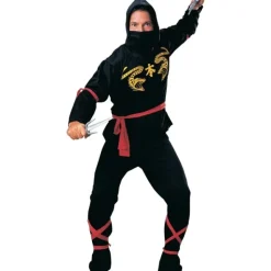 Rubies Adult Men's Ninja Kung Fu Warrior Party Fancy Dress Up Costume Size STD - cutbabycare.com | baby boutique & care hub* Sale