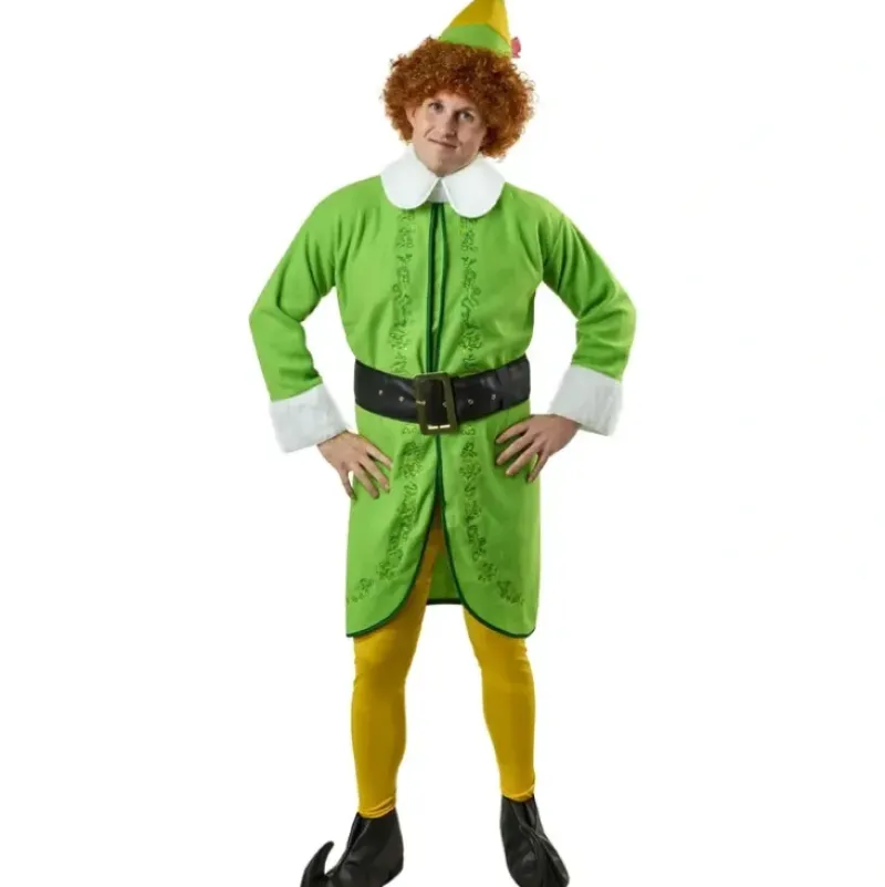 Shop All|Rubies Buddy The Elf Men's Christmas Movie Dress Up Party Costume Set Size STD - cutbabycare.com | baby boutique & care hub