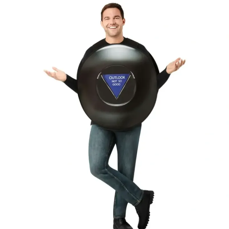 Rubies Magic-8 Ball 80's Game Adult Unisex Tabard Dress Up Costume One Size - cutbabycare.com | baby boutique & care hub* New