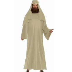 Rubies Three Kings Wiseman Costume/Outfit Robe Ivory w/ Headpiece Adult Standard - cutbabycare.com | baby boutique & care hub* Store