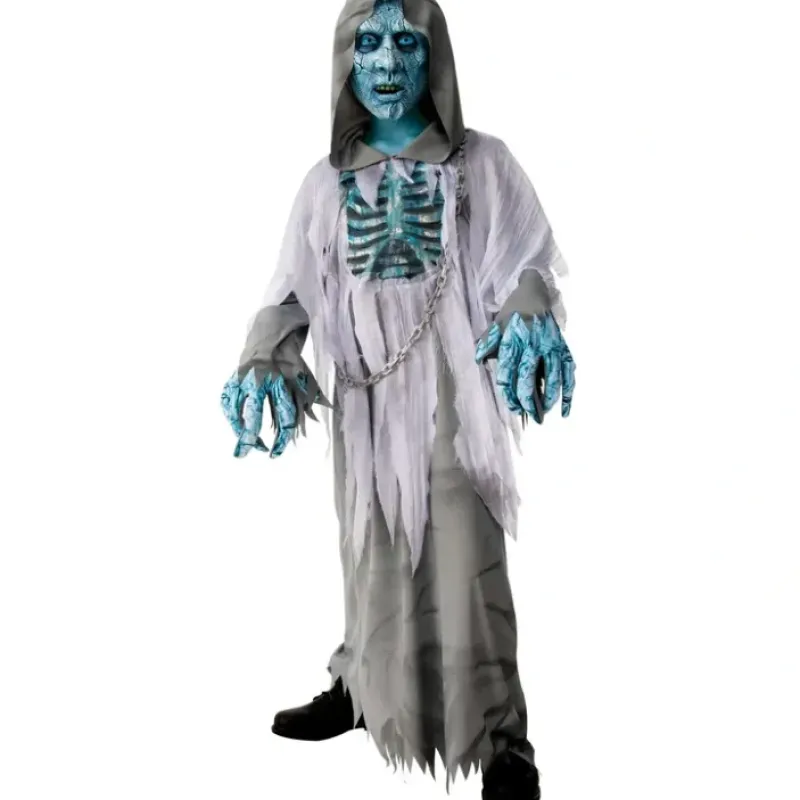 Rubies White Demon Hooded Robe Dress Up Party Costume Kids/Boys/Children Size L - cutbabycare.com | baby boutique & care hub* Best