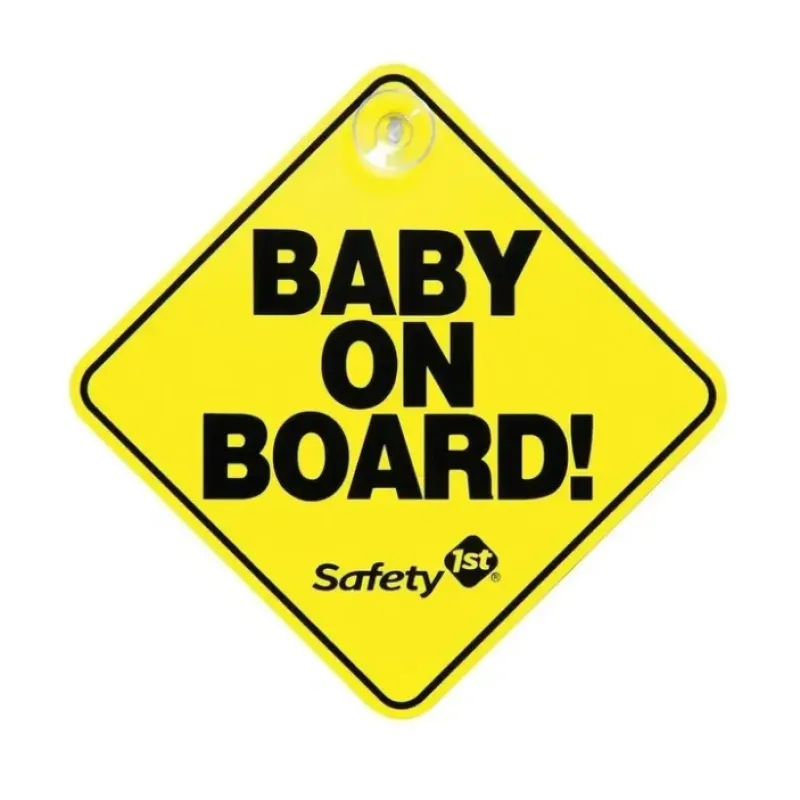 Safety 1st Baby on Board Sign - Yellow - cutbabycare.com | baby boutique & care hub* Clearance