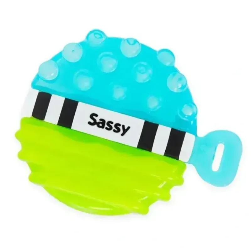 Sassy Soothing Sensations Teether W/Keeper - cutbabycare.com | baby boutique & care hub* Online