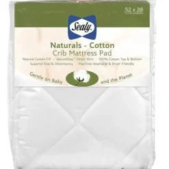 Shop All|Sealy Naturals Cotton Crib Mattress Pad - cutbabycare.com | baby boutique & care hub