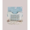 Silicone Bib - Howdy Partner Blue by Caroline Alfreds - cutbabycare.com | baby boutique & care hub* Shop