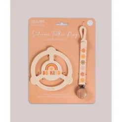 Silicone Teether Ring - Be Kind Rainbows - cutbabycare.com | baby boutique & care hub* Store