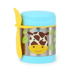 Skip Hop Zoo Kids Stainless Steel Insulated Food Jar Giraffe 2 Piece Set - cutbabycare.com | baby boutique & care hub* Shop