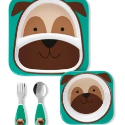 Skip Hop Zoo Mealtime Gift Set, Pug - cutbabycare.com | baby boutique & care hub* Cheap