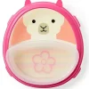 Skip Hop Zoo Serve Three-piece Plate & Bowl Set Llama W/ Removable Scoop-aid Rim - cutbabycare.com | baby boutique & care hub* Online