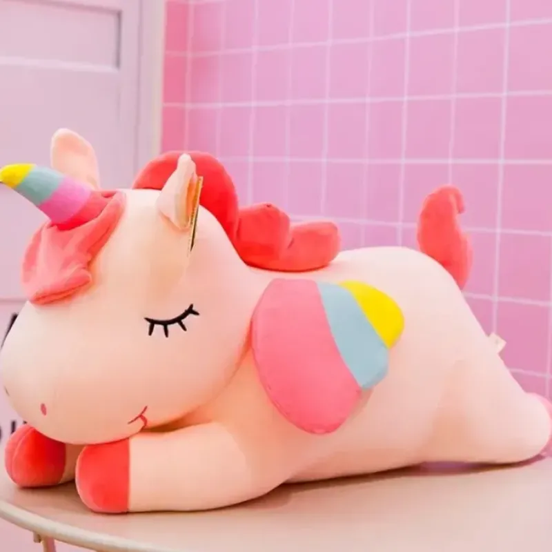 Sleep Unicorn Coral Fleece Large Plush Toys 80cm Pink - cutbabycare.com | baby boutique & care hub* Best Sale
