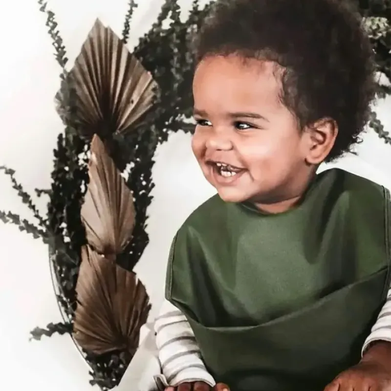 Snuggle Hunny Olive Snuggle Baby Bib Waterproof - cutbabycare.com | baby boutique & care hub* Cheap