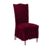 Soga Burgundy Chair Cover Seat Protector with Ruffle Skirt Stretch Slipcover Wedding Party Home Decor - cutbabycare.com | baby boutique & care hub* Cheap