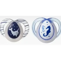 Soother Night Time for baby 6-18 Months - 2 Pack Assorted - Ocean theme - cutbabycare.com | baby boutique & care hub* Fashion